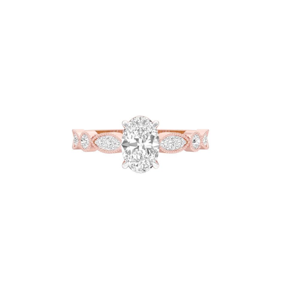 DLR001505 18 KT / Rose Gold / 22
