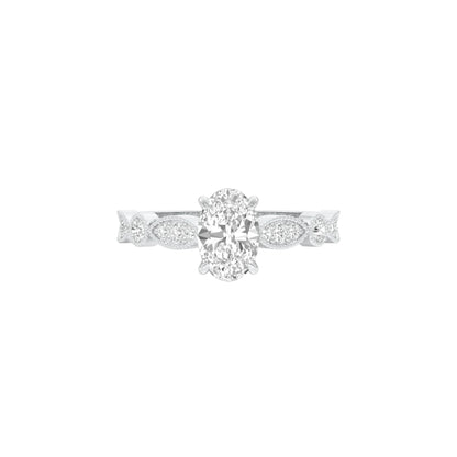 DLR001505 18 KT / White Gold / 22