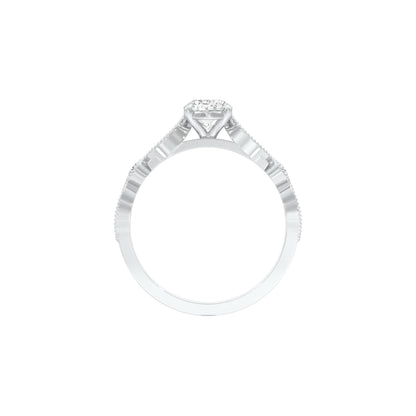 DLR001505 18 KT / White Gold / 22