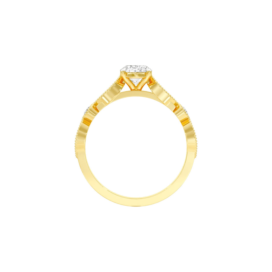 DLR001505 18 KT / Yellow Gold / 22