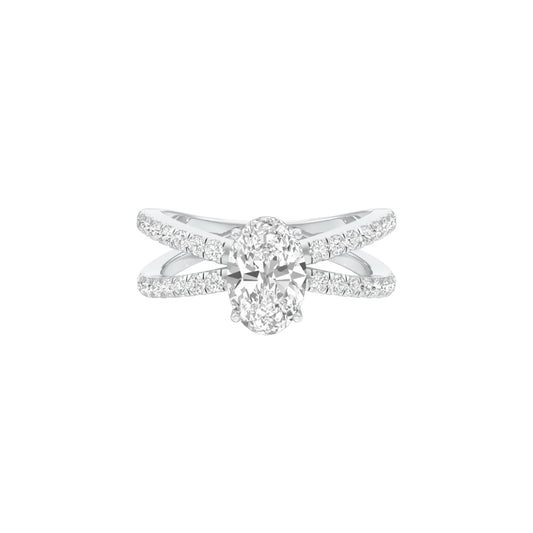 DLR001508 18 KT / White Gold / 22
