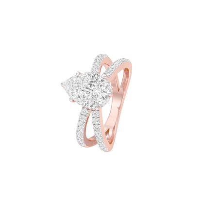 DLR001509 18 KT / Rose Gold / 22