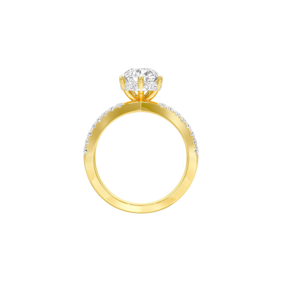 DLR001509 18 KT / Yellow Gold / 22