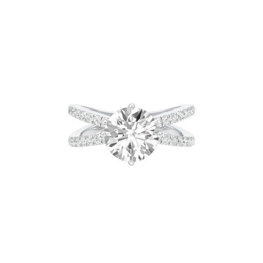 DLR001510 18 KT / White Gold / 22