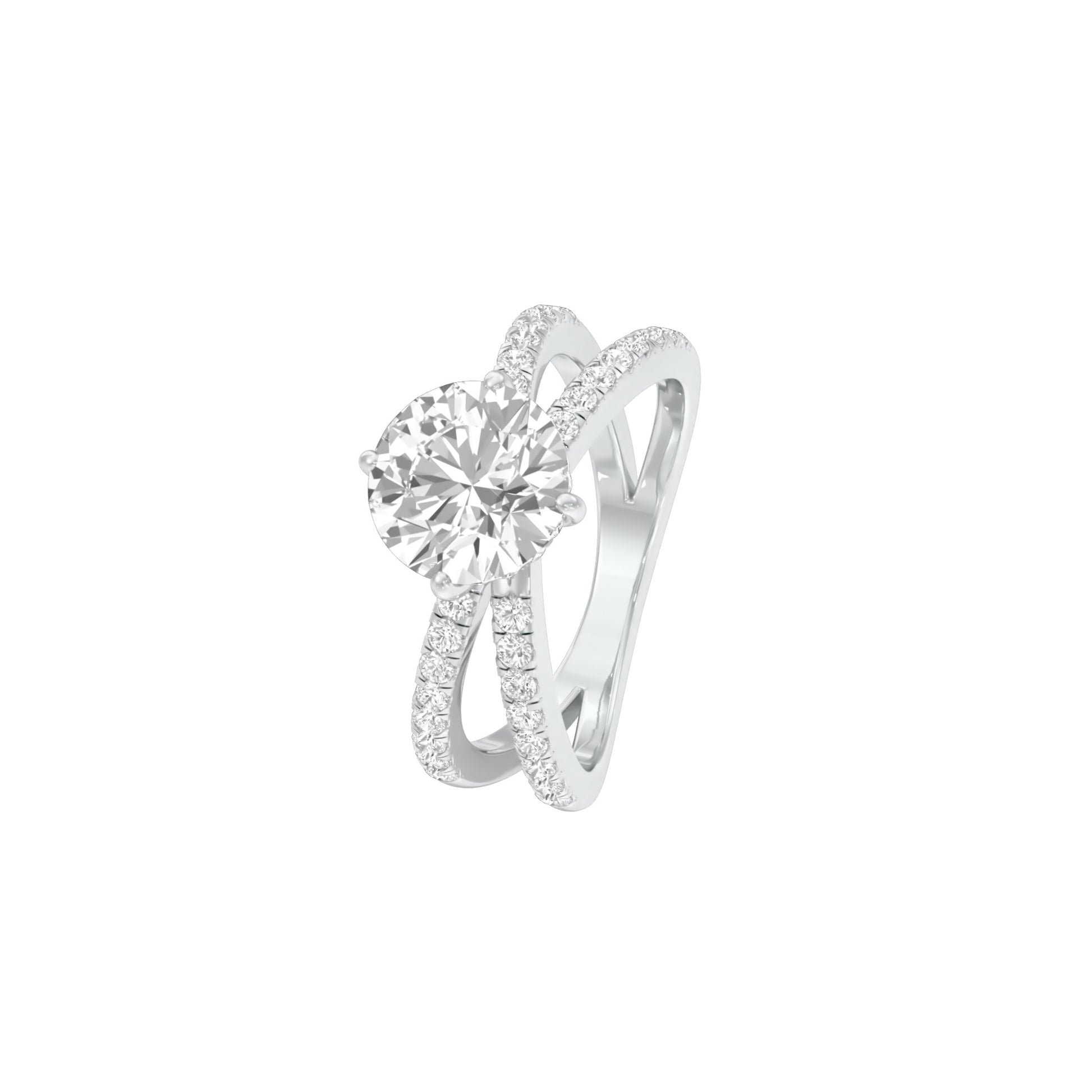DLR001510 18 KT / White Gold / 22