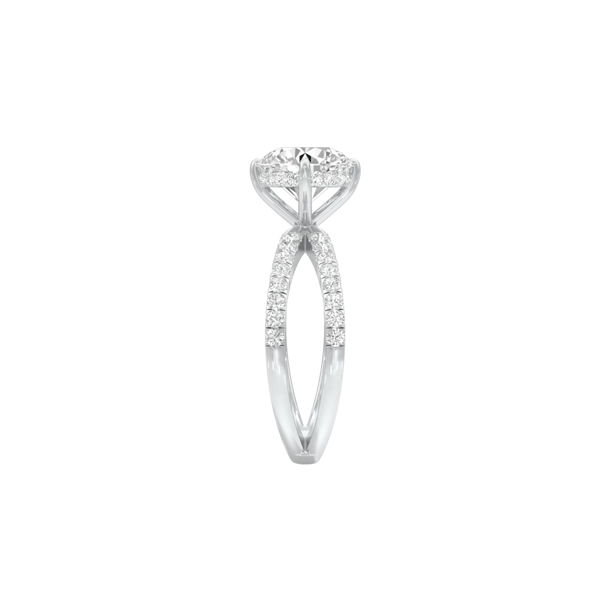 DLR001510 18 KT / White Gold / 22