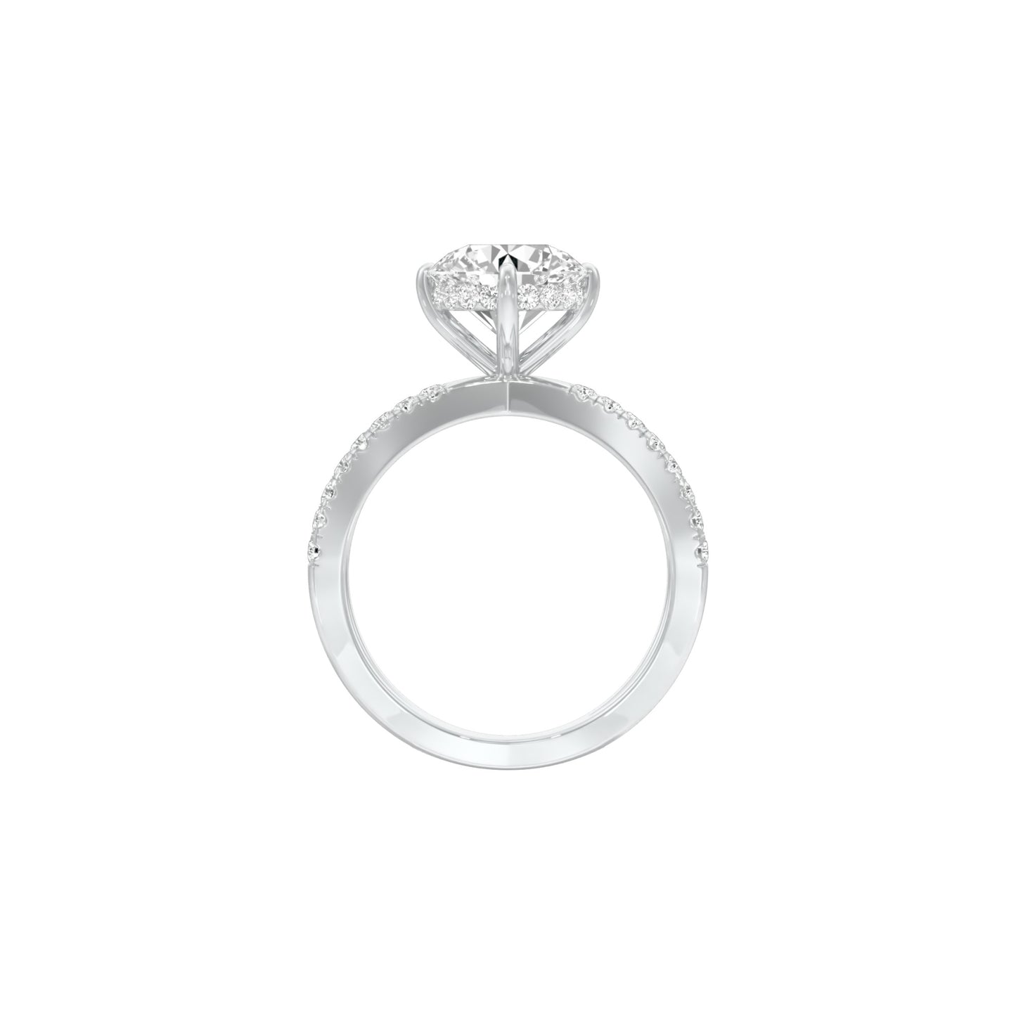 DLR001510 18 KT / White Gold / 22