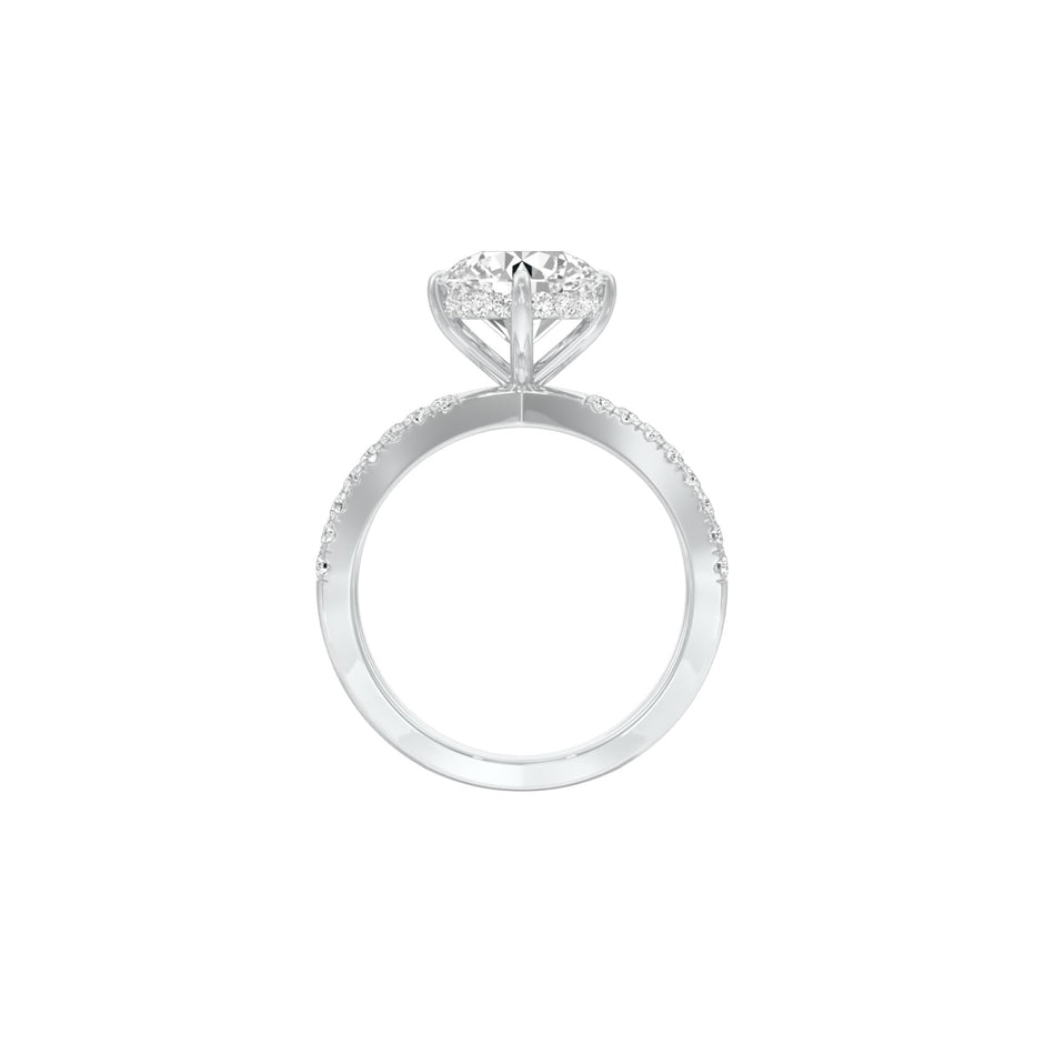 DLR001510 18 KT / White Gold / 22