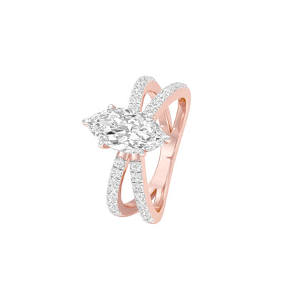 DLR001511 18 KT / Rose Gold / 22