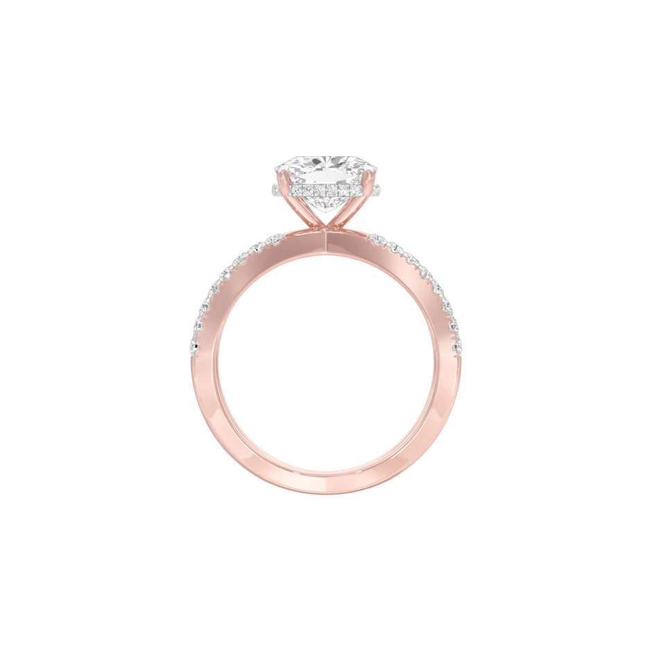 DLR001513 18 KT / Rose Gold / 22