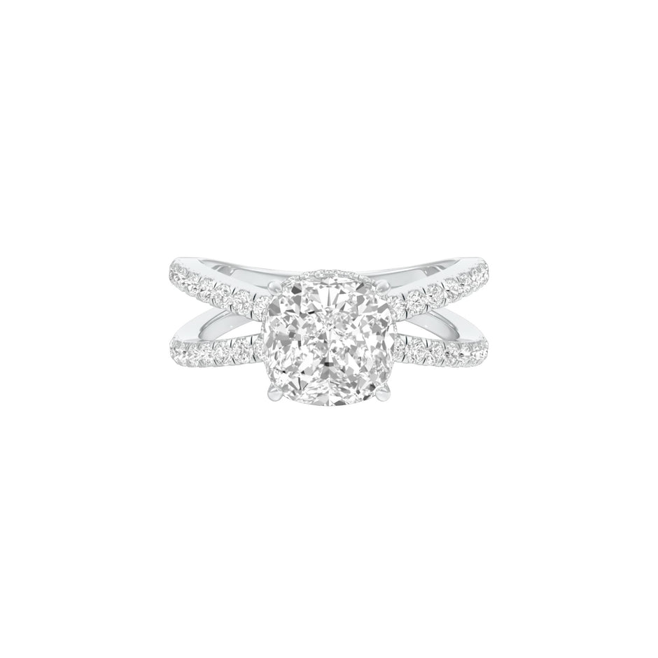 DLR001513 18 KT / White Gold / 22