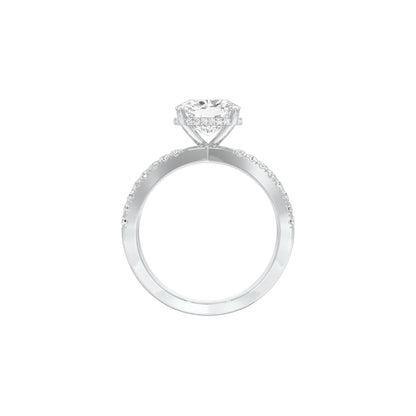 DLR001513 18 KT / White Gold / 22