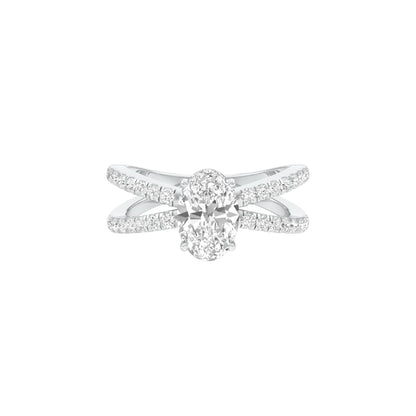 DLR001514 18 KT / White Gold / 22