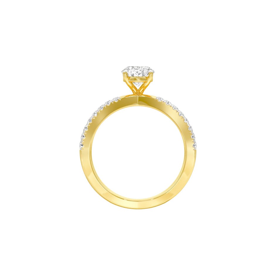 DLR001514 18 KT / Yellow Gold / 22