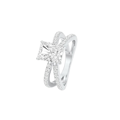 DLR001515 18 KT / White Gold / 22