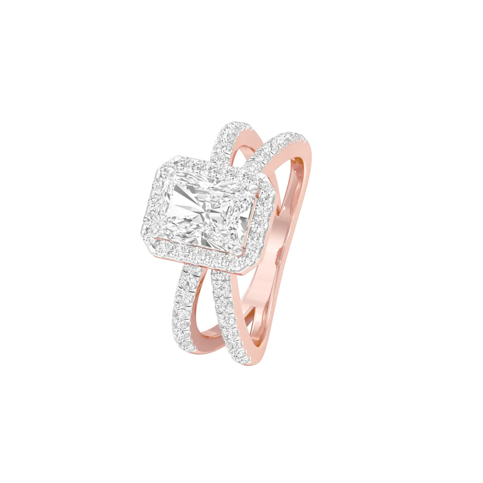 DLR001516 18 KT / Rose Gold / 22
