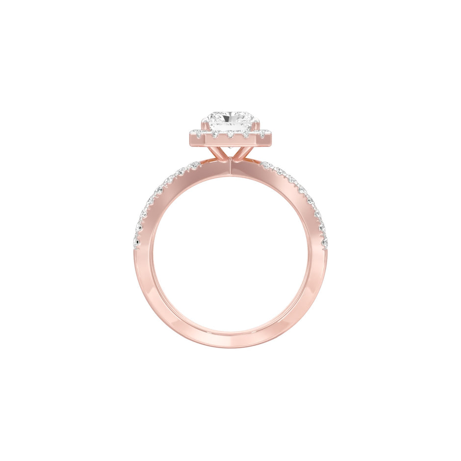 DLR001516 18 KT / Rose Gold / 22