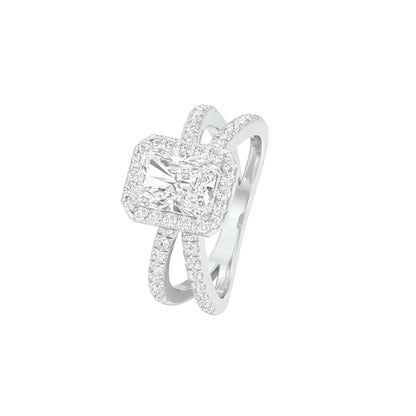 DLR001516 18 KT / White Gold / 22