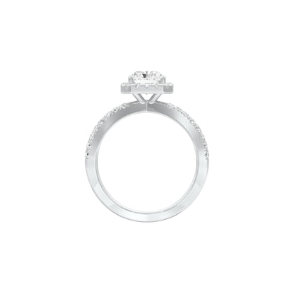 DLR001516 18 KT / White Gold / 22
