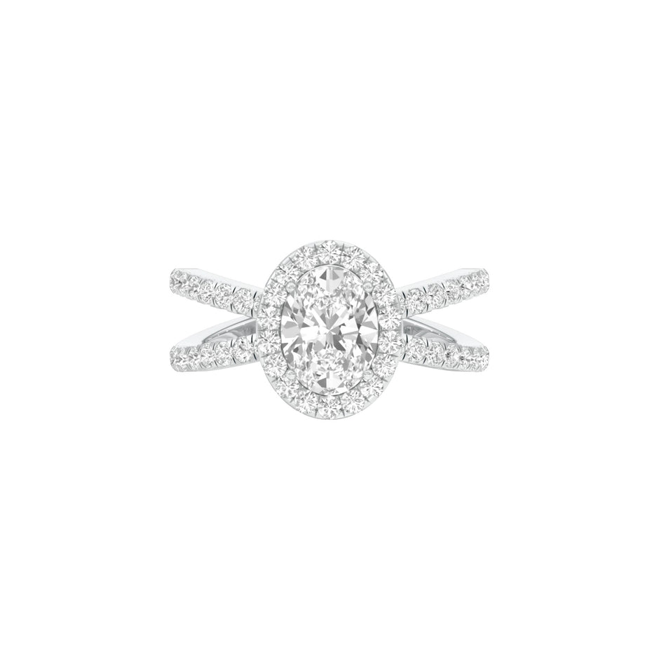 DLR001517 18 KT / White Gold / 22