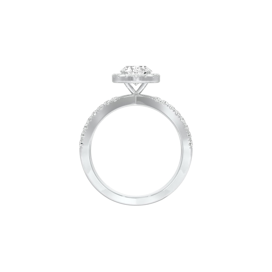 DLR001517 18 KT / White Gold / 22