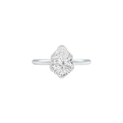 DLR001518 18 KT / White Gold / 22