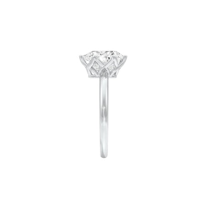 DLR001518 18 KT / White Gold / 22