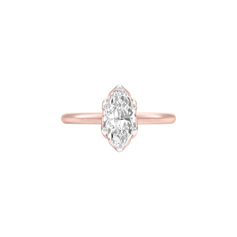 DLR001519 18 KT / Rose Gold / 22