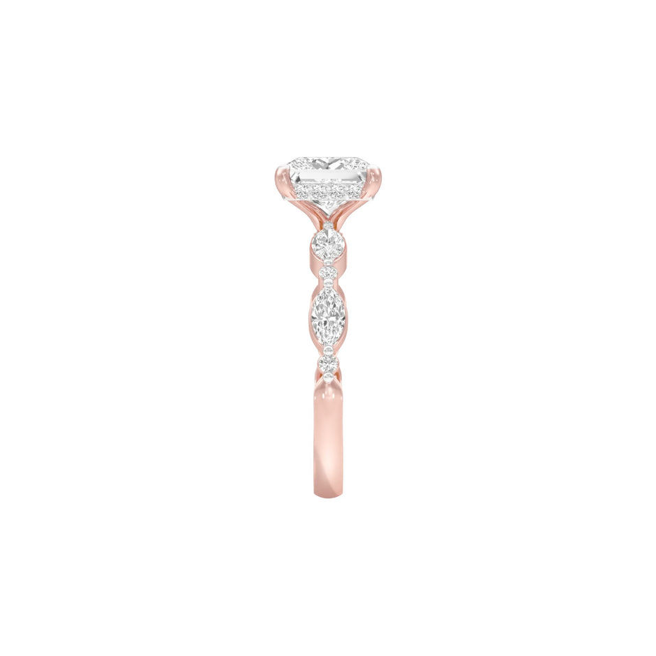 DLR001520 18 KT / Rose Gold / 22