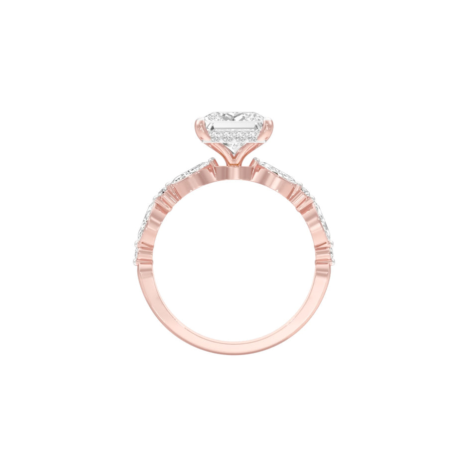 DLR001520 18 KT / Rose Gold / 22