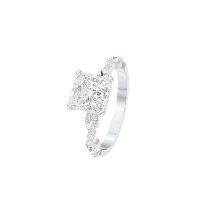 DLR001520 18 KT / White Gold / 22