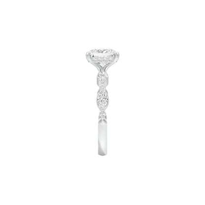 DLR001520 18 KT / White Gold / 22