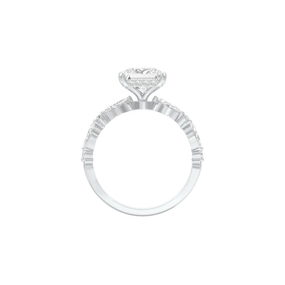 DLR001520 18 KT / White Gold / 22