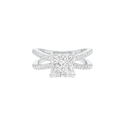 DLR001521 18 KT / White Gold / 22