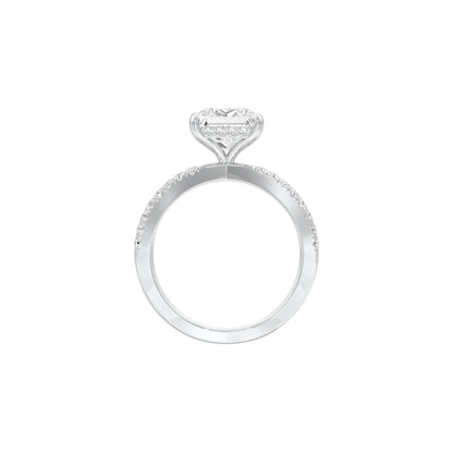 DLR001521 18 KT / White Gold / 22