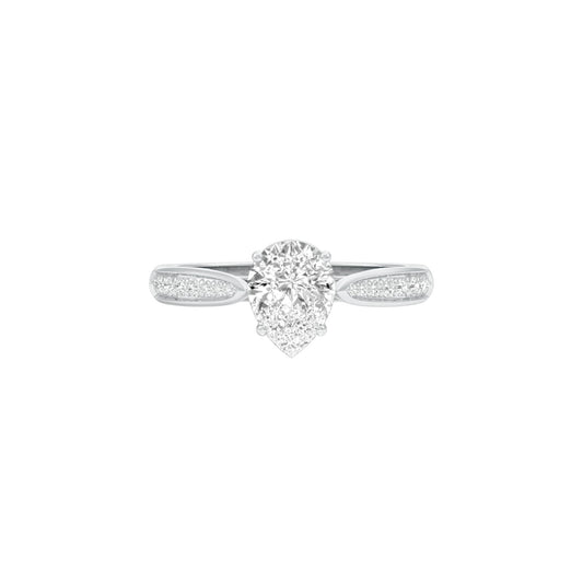 DLR001522 18 KT / White Gold / 22