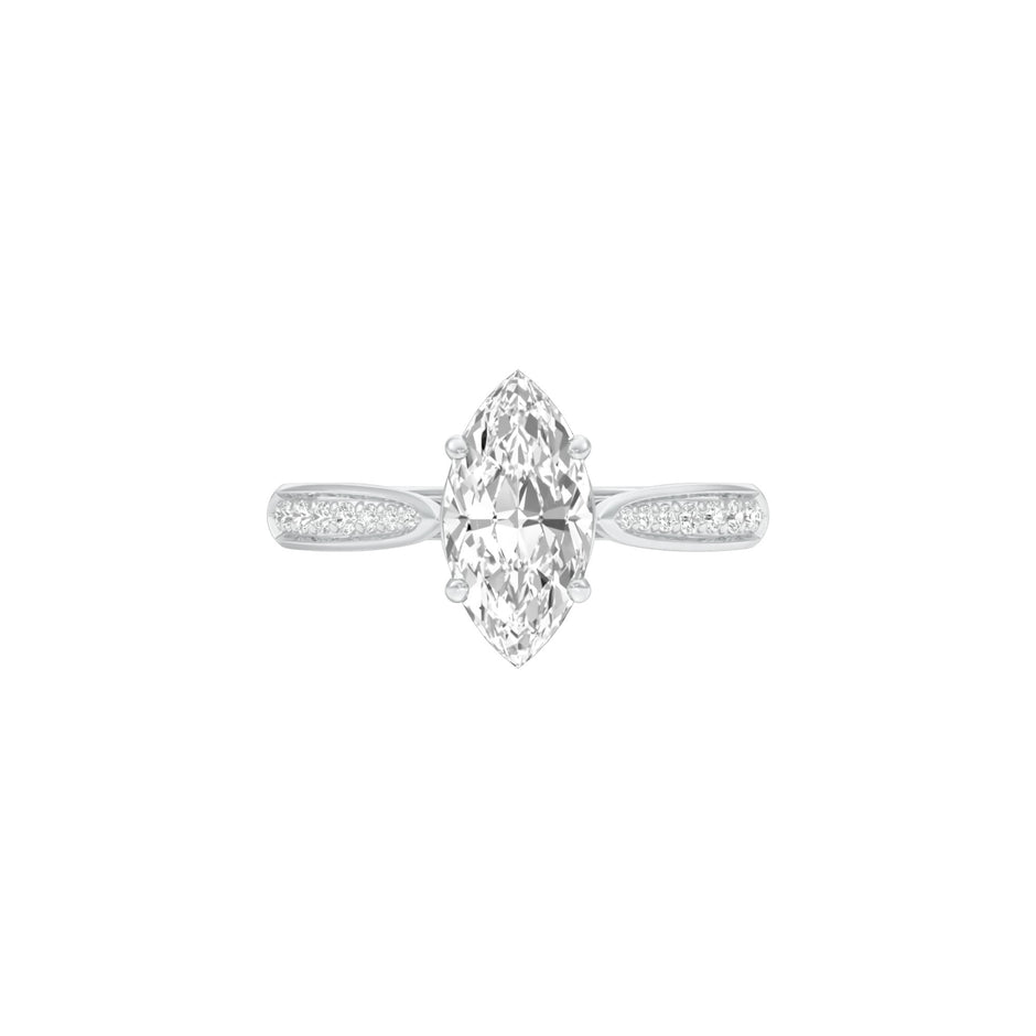 DLR001523 18 KT / White Gold / 22