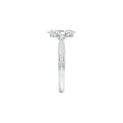 DLR001523 18 KT / White Gold / 22