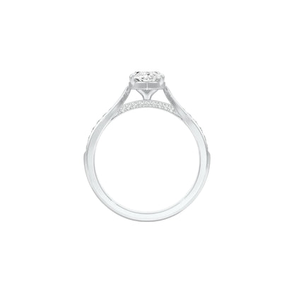DLR001523 18 KT / White Gold / 22
