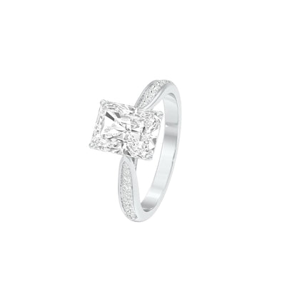 DLR001525 18 KT / White Gold / 22