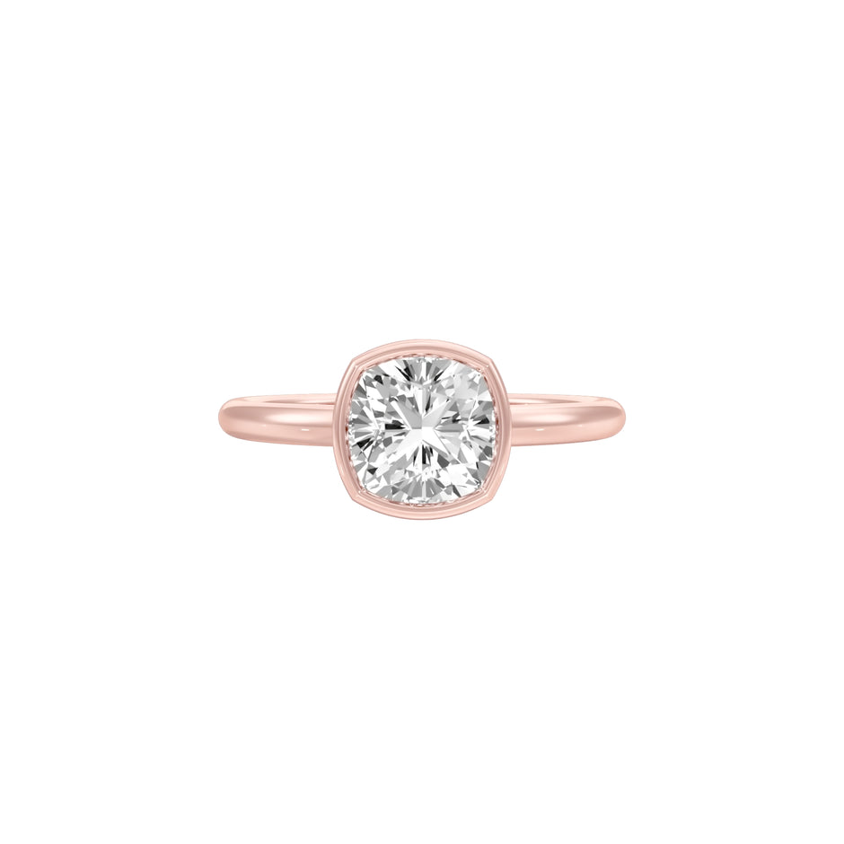 Our First Light Diamond Engagement Ring 18 KT / Rose Gold / 22