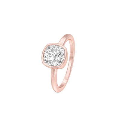 Our First Light Diamond Engagement Ring 18 KT / Rose Gold / 22