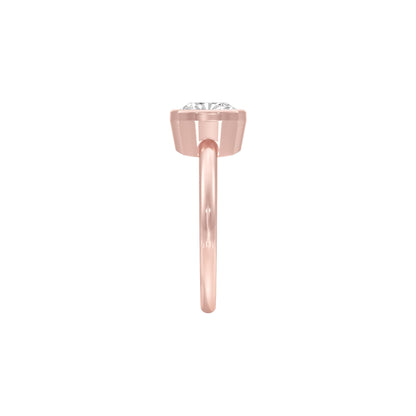 Our First Light Diamond Engagement Ring 18 KT / Rose Gold / 22