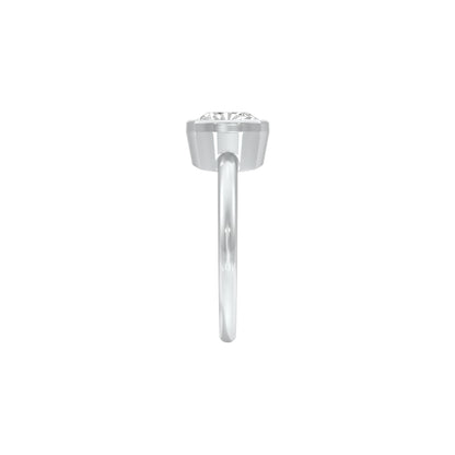 Our First Light Diamond Engagement Ring 18 KT / White Gold / 22