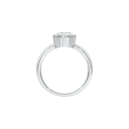 Our First Light Diamond Engagement Ring 18 KT / White Gold / 22