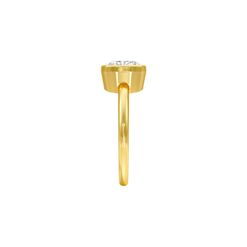 Our First Light Diamond Engagement Ring 18 KT / Yellow Gold / 22