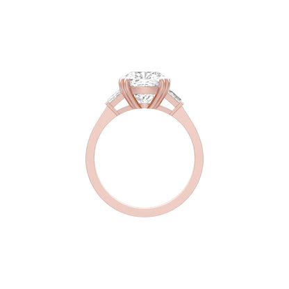 Soft Pledge Diamond Engagement Ring 18 KT / Rose Gold / 18