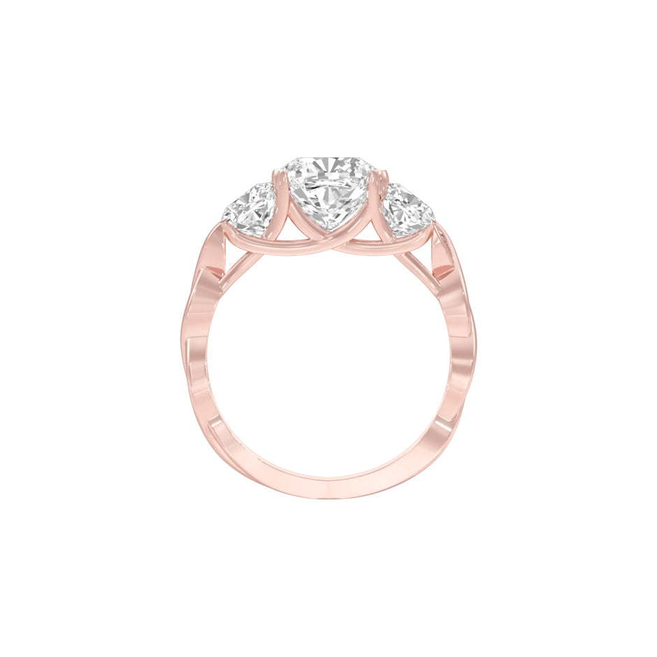 DLR001529 18 KT / Rose Gold / 22