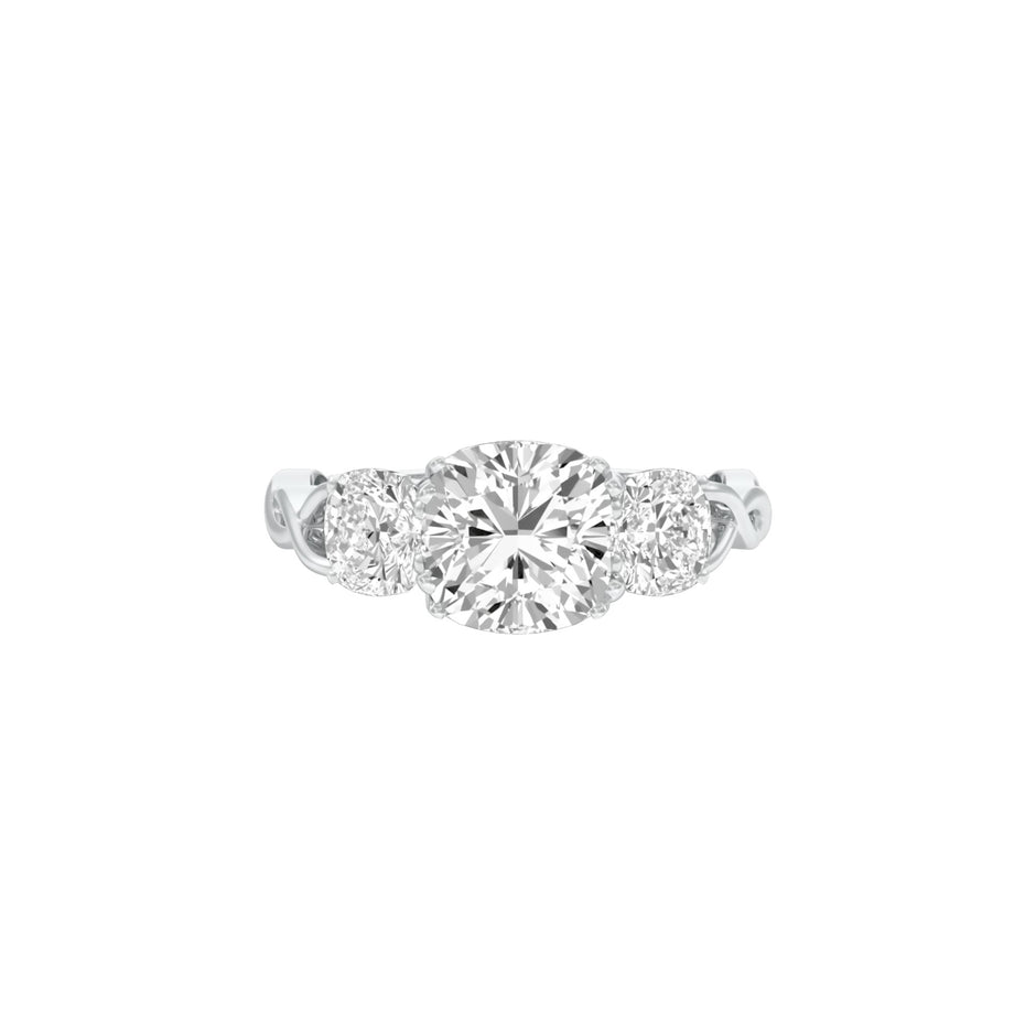 DLR001529 18 KT / White Gold / 22