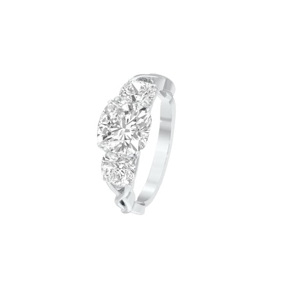 DLR001529 18 KT / White Gold / 22